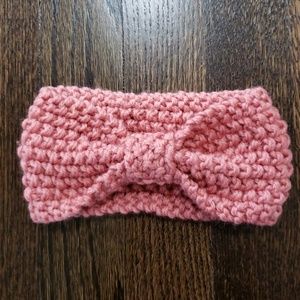 Pink Knitted Headband